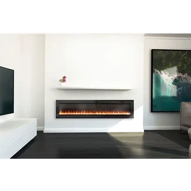 Home Fireplaces Decorated With Electronic Steam