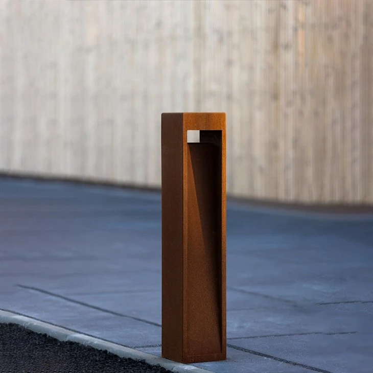 Sab nraum zoov niaj hnub Led Bollard Garden Teeb pom kev zoo