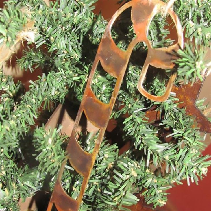 Outdoor Rusty Shaped Steel Craft