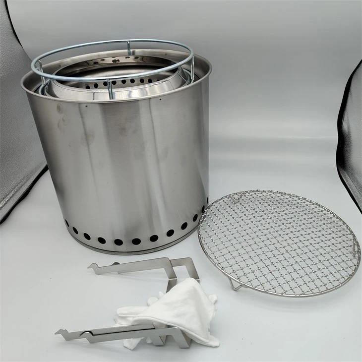 Patio Wood Burning Smokeless Solo Stove For Heating