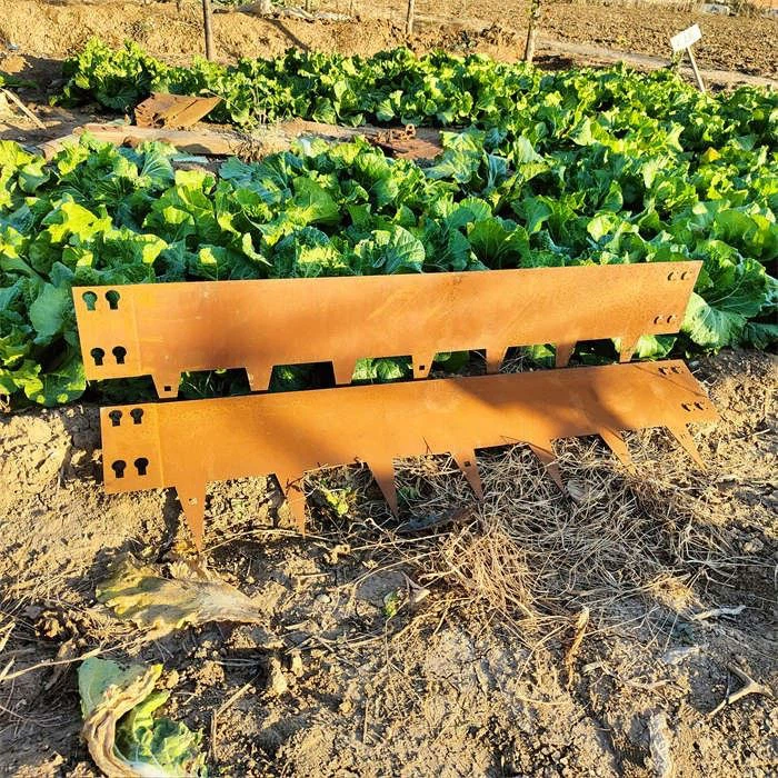 Rusty Outdoor Corten Mental Garden Edging