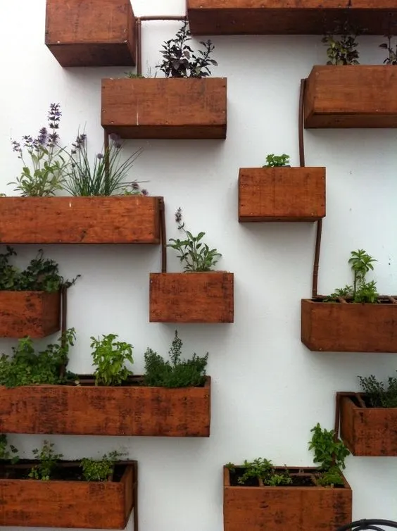 City Landscape Decorative Corton Steel Planter Pot