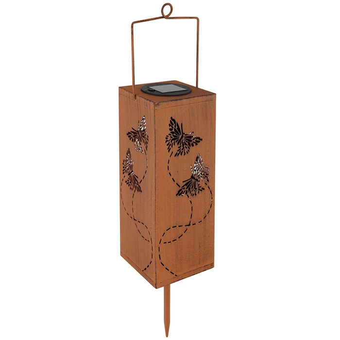 Rust Steel Bollard Light Boxes