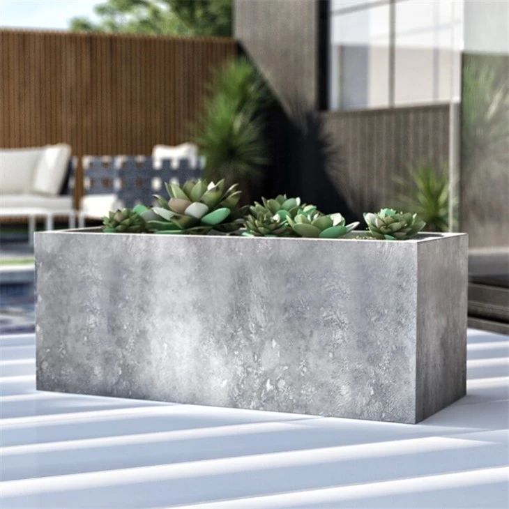 Stainless hlau Paj Planter Corten Box